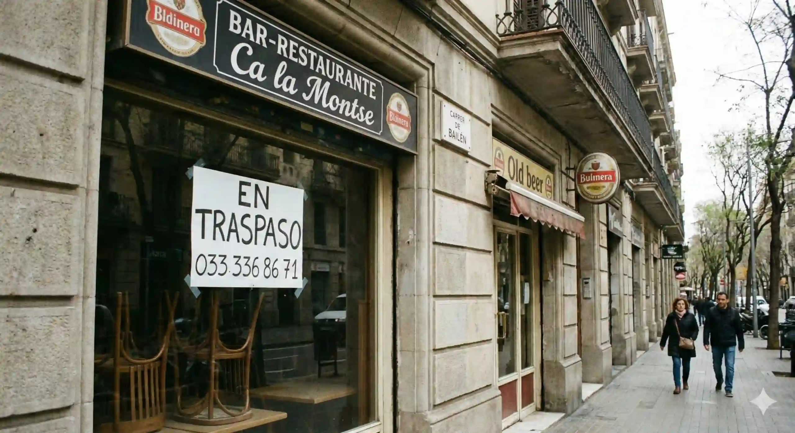 Bar, restaurante en traspaso en calle Bailén